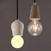 3 style kolorowe krótkie Loft Nordic Cement wisiorek światła nowoczesna lampa led E27 110 V przewód restauracja!