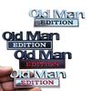 3D Metal Emblem Car Chrome Sticker OLD MAN EDITION
