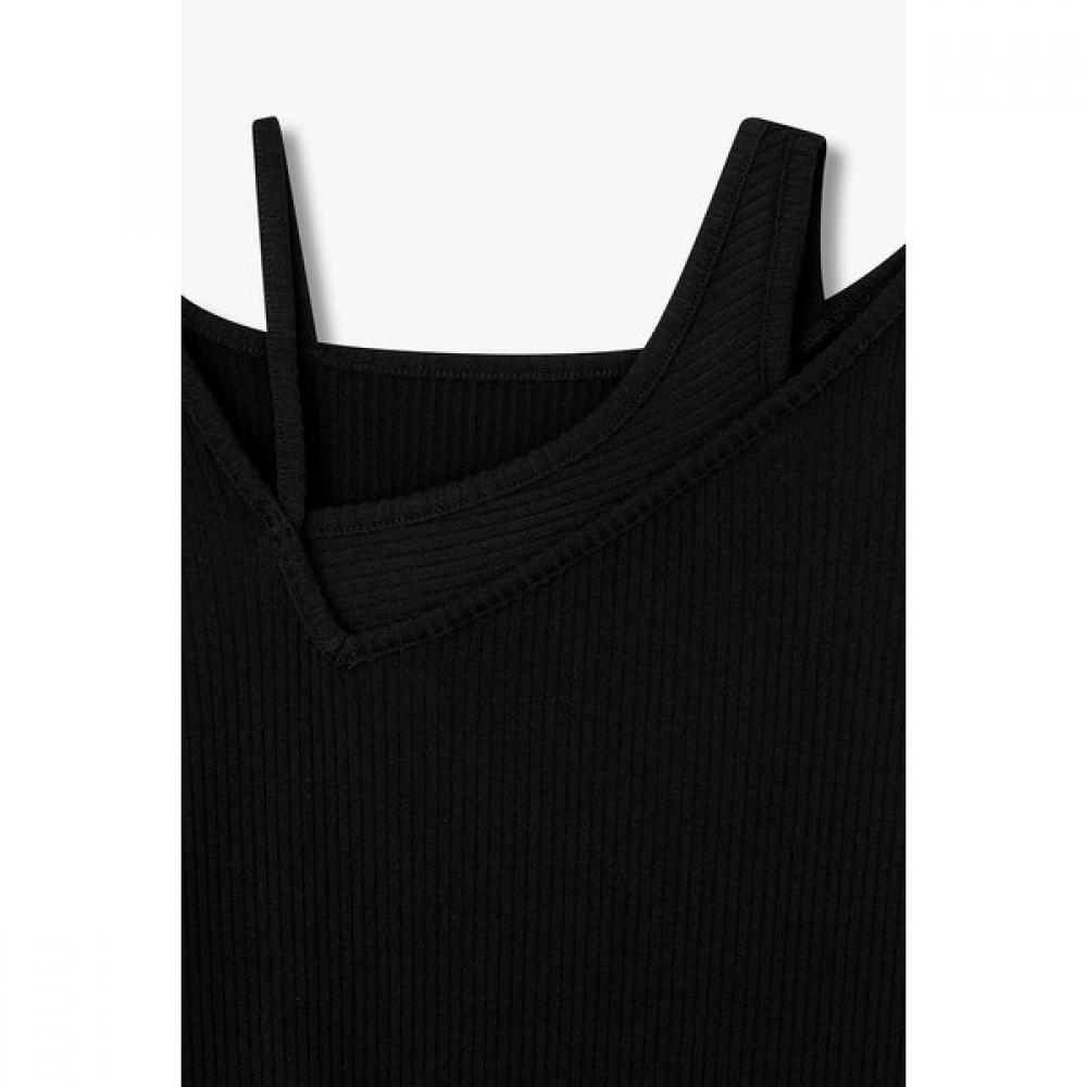 Vov CuTouT DeTail Rib T shirT 7156340006