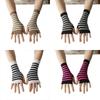 Crochet Warmer Knitted Arm Gloves Soft Knitted Long Mittens Fashionable Arm Warmers  Casual Wear
