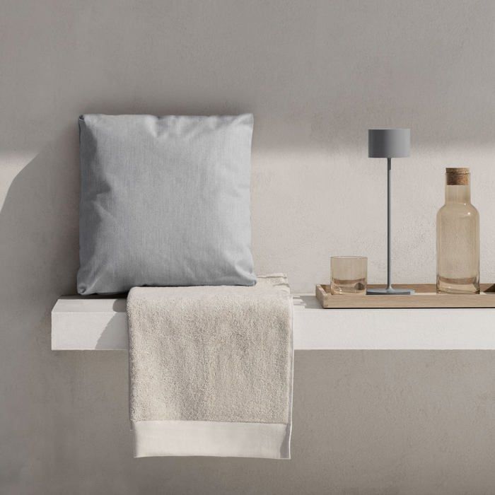 Serviette pour les mains - BLOMUS - 69124 - 100% coton bio GOTS - Gris foncé - 50 x 100 cm