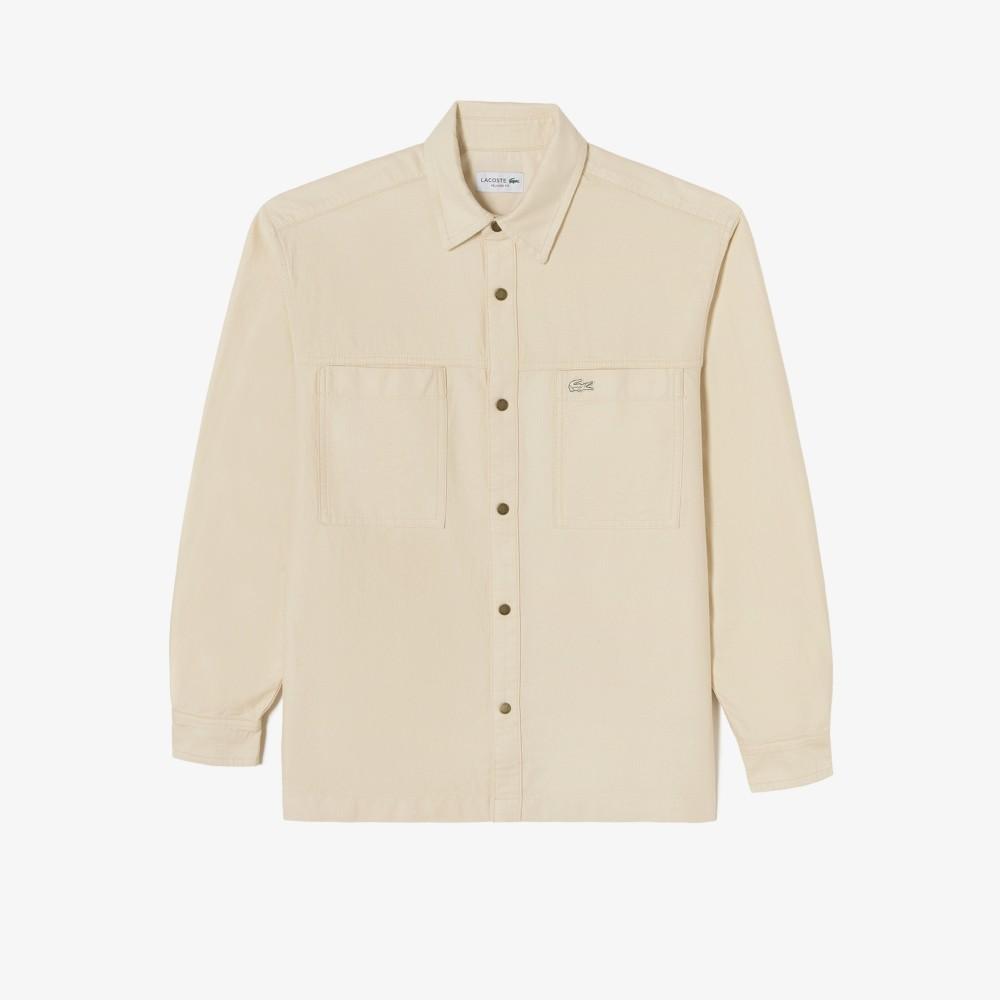 Lacoste Men's JP Relax Fit Chest Pocket Outer Shirt CH9445-56G056