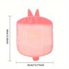 Colorful Mesh Bath Toy Storage Bag, 1 Hanging Bathroom Storage Basket, No Electricity Required Toy Storage Mesh, Multifunctional Bathroom Accessories