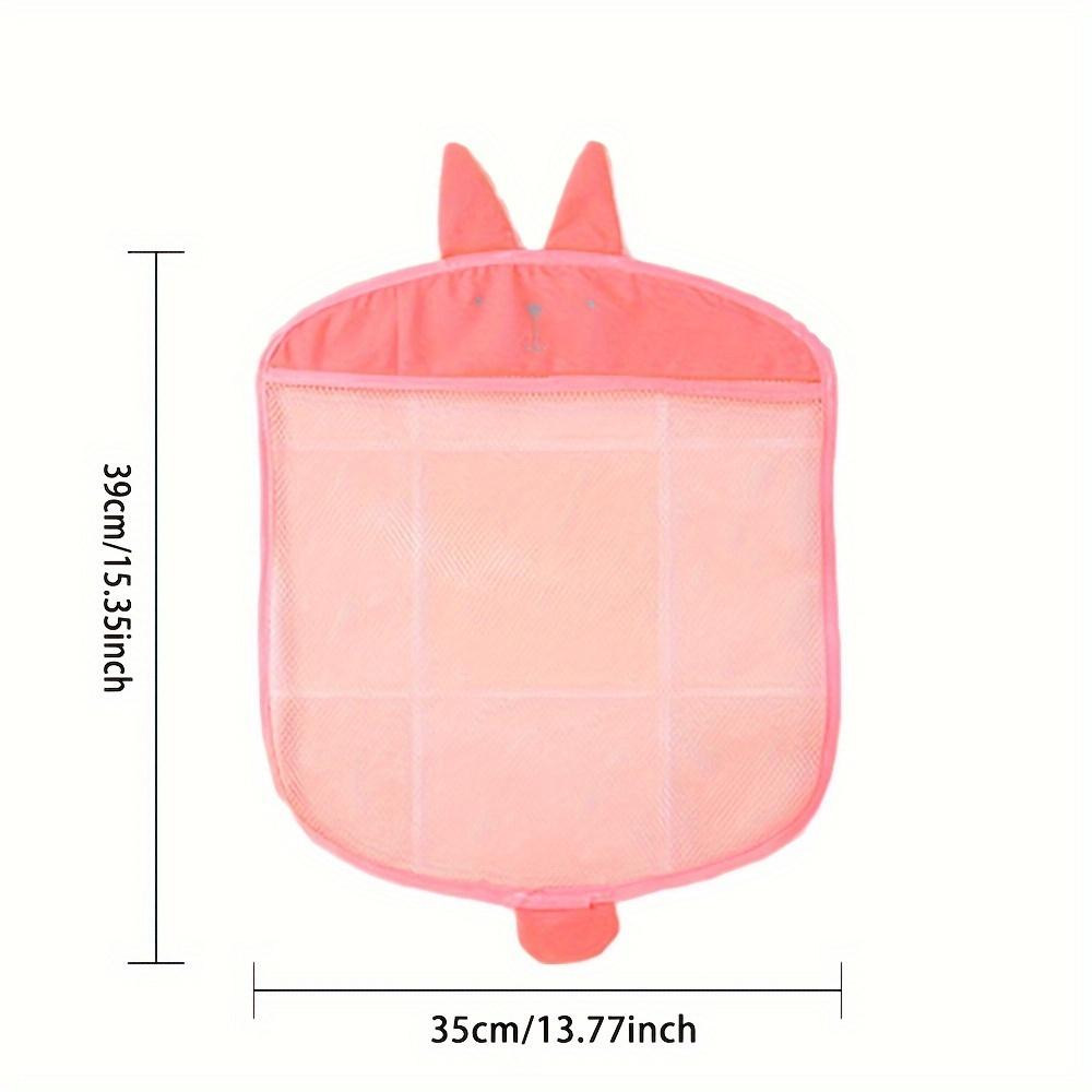 Colorful Mesh Bath Toy Storage Bag, 1 Hanging Bathroom Storage Basket, No Electricity Required Toy Storage Mesh, Multifunctional Bathroom Accessories