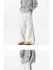 Unisex American Side Stripe Sweatpants: Loose, Straight-Leg Casual Pants for Autumn/Winter, High Street Style.