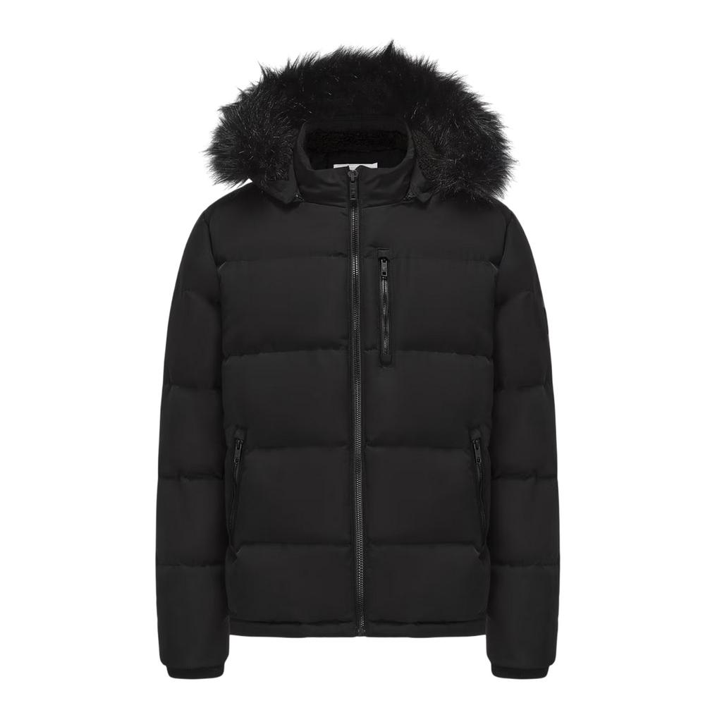 SoulCal Mens Bubble Recycled Polyester Puffer Jacket