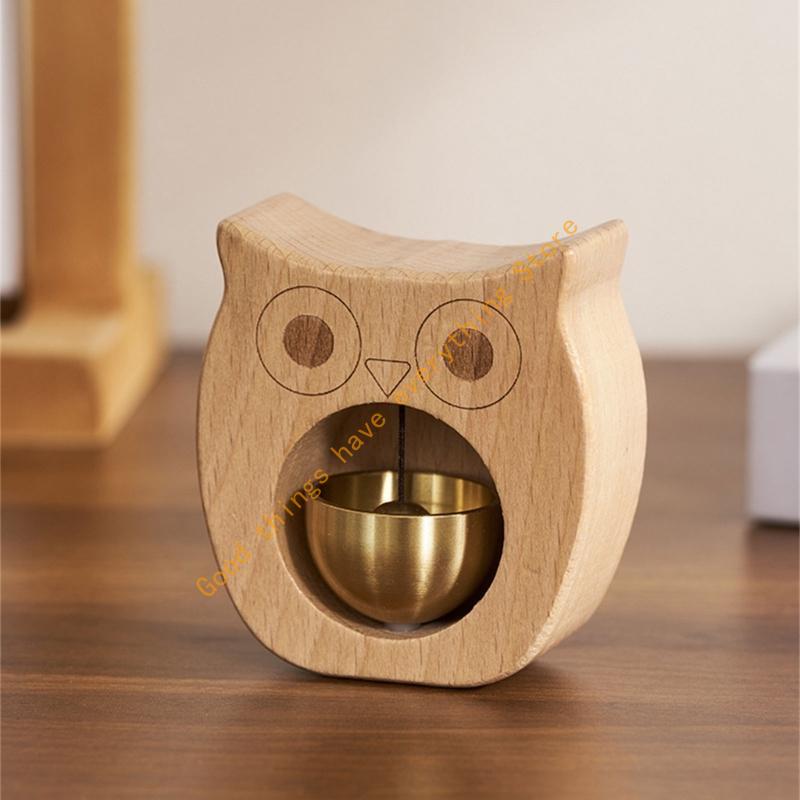 Elegant Wooden Animal Door Chimes Doorbell Knocker Home Decors 55KF