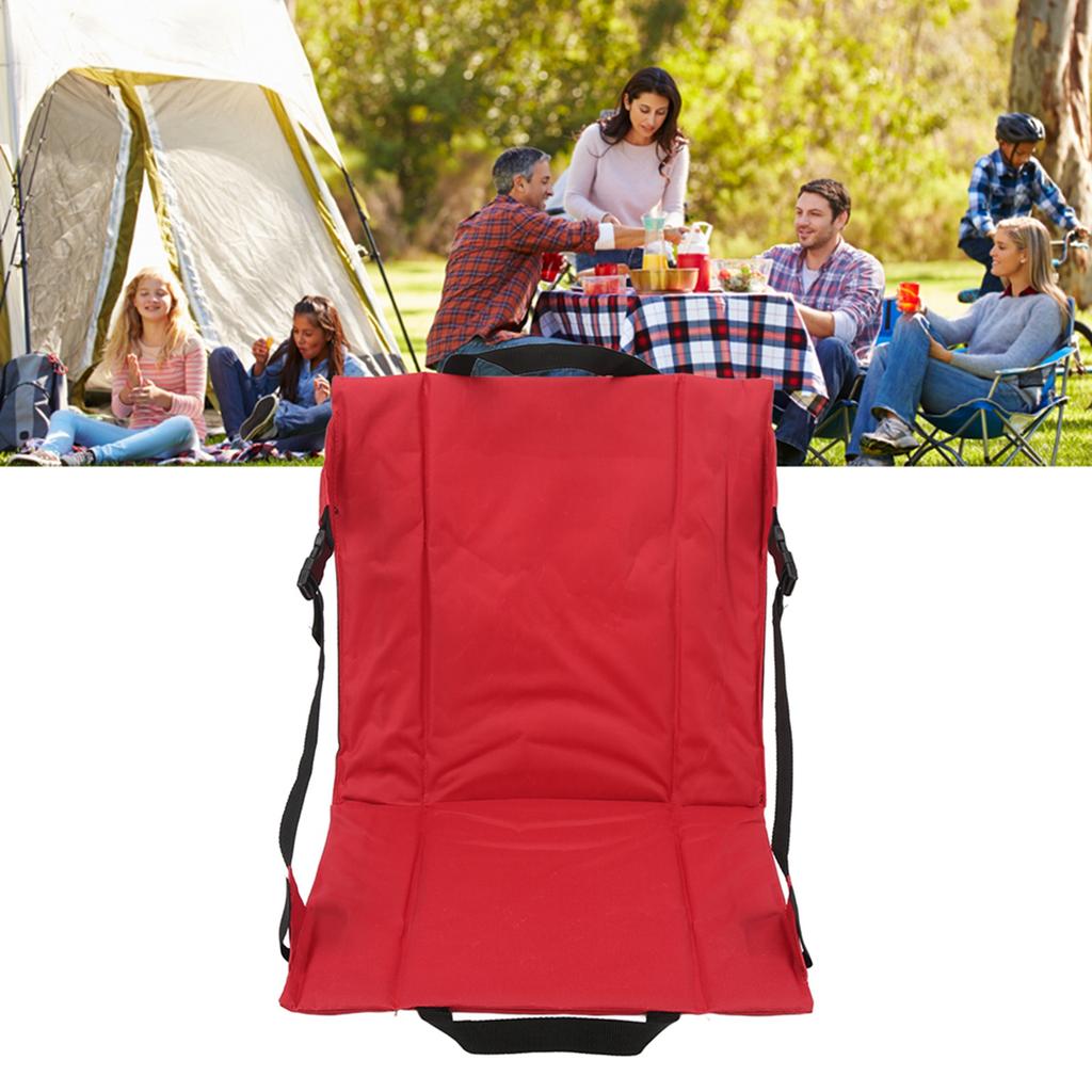 Stadium Folding Seats Cushion Outdoor Portable Seats Cushion Beach Chair Cushion with Back Support
