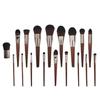 M Series Makeup Brush Set: Powder, Blush, Eyeshadow, Nose, Eyebrow, Blending, Contouring Brush.