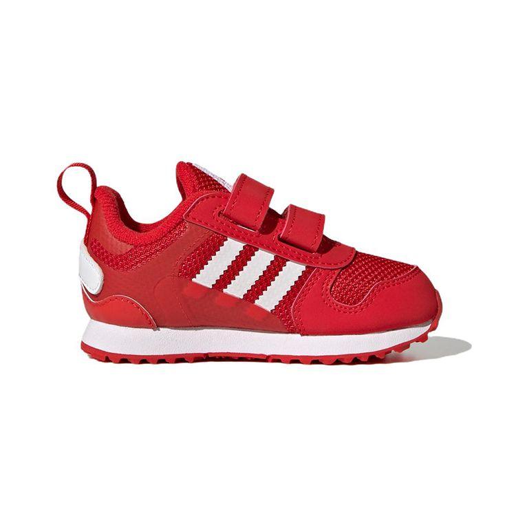 Adidas Originals ZX 700 Durable Low-Top Walking Shoes Baby Shoes Red GV8872