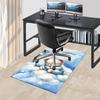 1PC Bear Moon Non-Slip Floor Carpet Compatible for Office&Living Room&Bedroom&Dining Room - Flat-Weave Machine-W324
