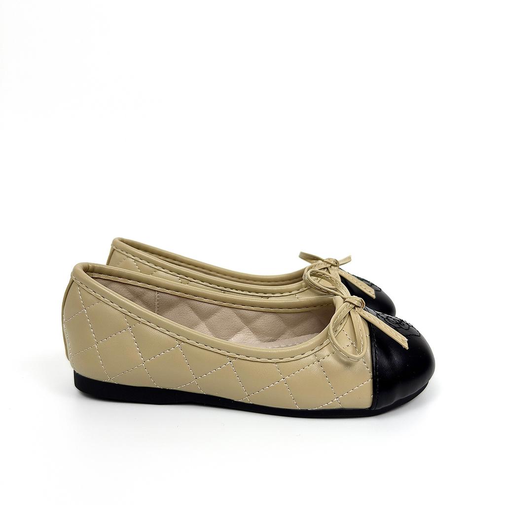 Girls' Soft Soled Leather Shoes With Butterfly Bow Color, Casual Flat Shoes For Women, Single Shoes