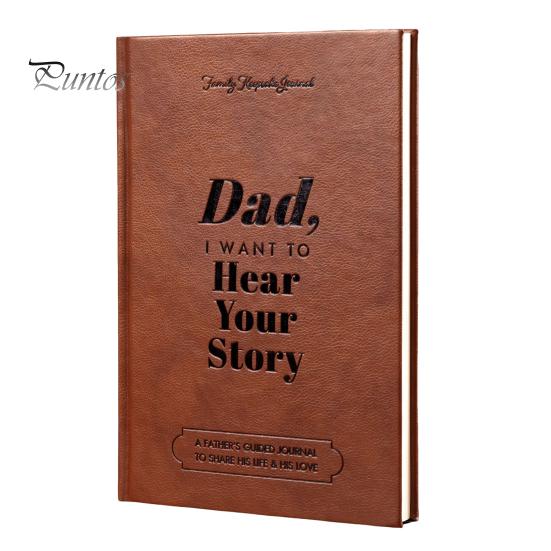 

Папа, я хочу услышать твою историю. Журнал. Мягкий на ощупь блокнот из искусственной кожи. Плотная бумага. Непромокаемый дизайн. Записная книжка. B