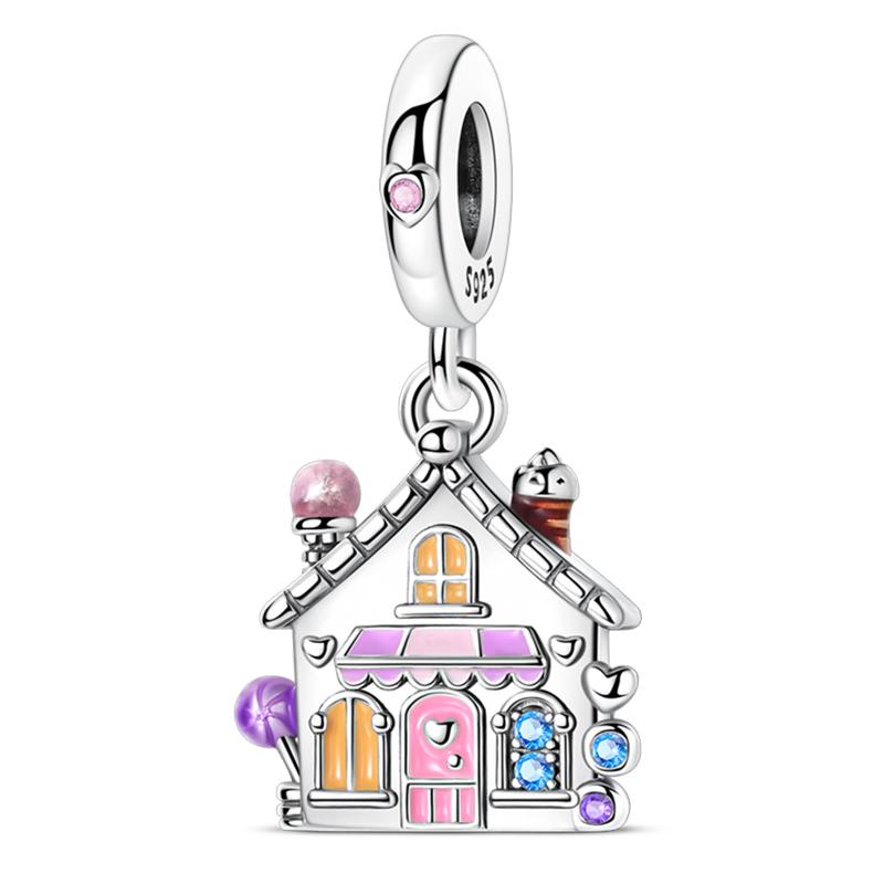 Original Design Copper Charms Beads Ballet Angel Family Perfume Dress Candy Fit 3Mm Bracelets Diy Birthday Jewelry