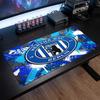 Tappetino per Mouse a Tema Hertha BSC FC, Tappetino XXL per Scrivania da Gioco con Logo Calcistico, Tappetino Antiscivolo per Mouse del Computer