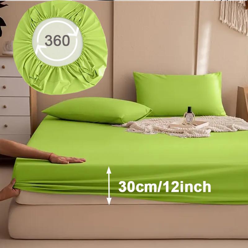 High Quality Mattress Protector - Heavy-Duty Bed Sheet with Deep Pocket Leakproof Fitted Mattress Cover