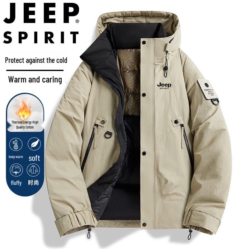 JEEP SPIRIT Erkek Kapüşonlu Kışlık Dolgulu Ceket