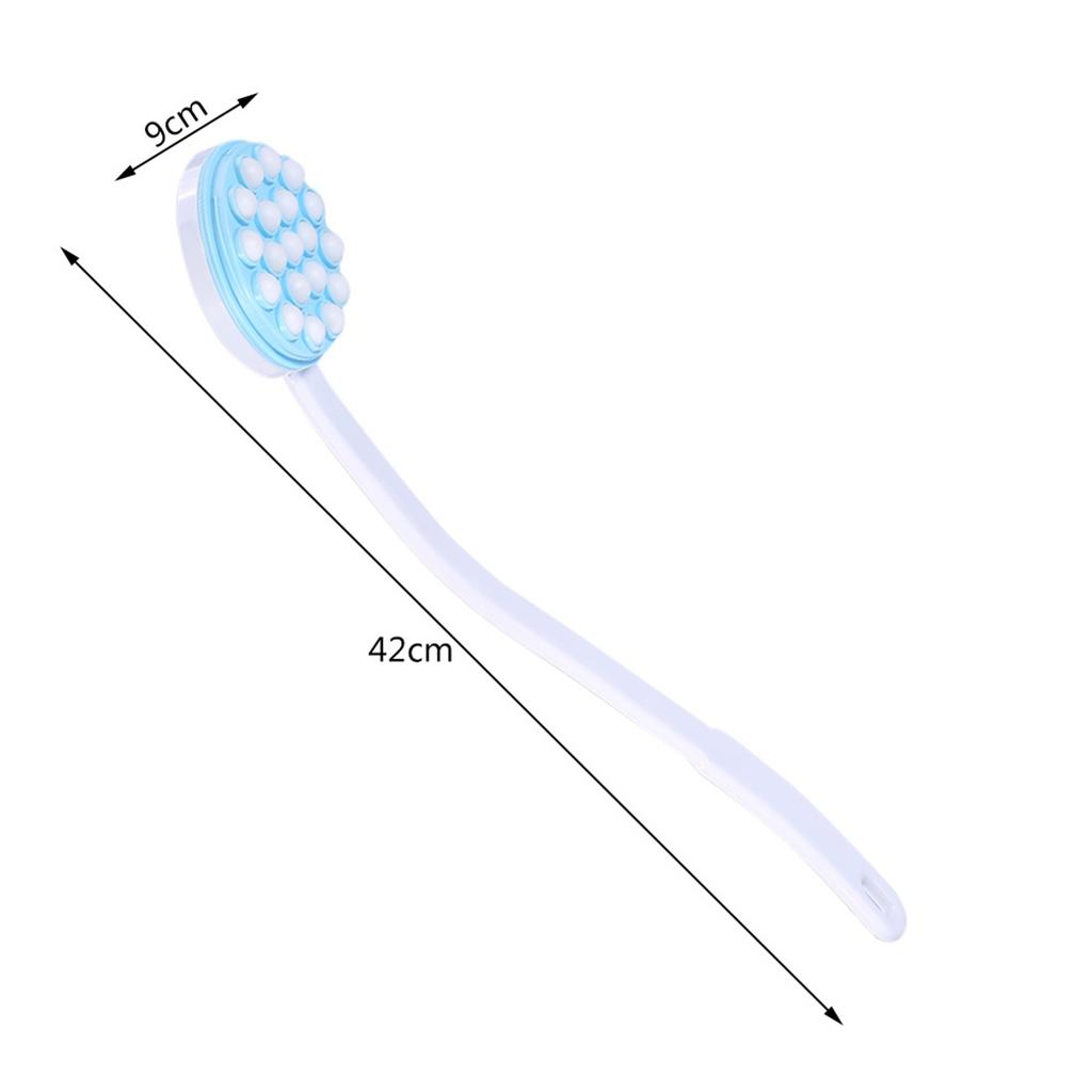 Long Handled Lotion Oil Cream Applicator Body Leg Bath Brush Massager Massaging Tool