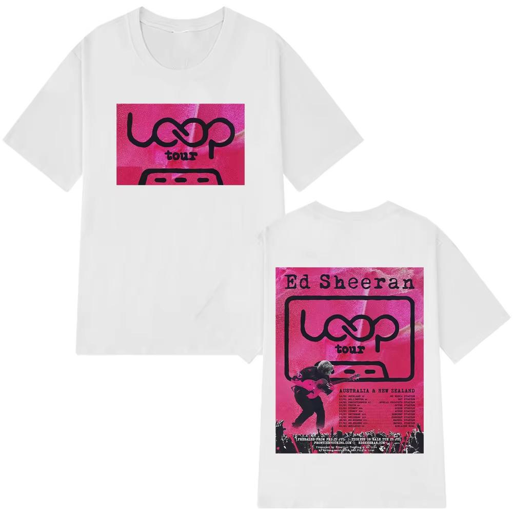 Ed Sheeran 2026 Loop Tour Concert Graphic Print Unisex Women And Men T-shirt