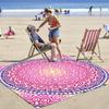 Printed Pattern Mandala Quick-Drying Water-Resistant And Moisture-Proof Beach Mat For Outdoor Picnics And Camping Blanket Carpet