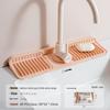 Anti-Slip Silicone Faucet Drain Mat Customizable Kitchen Sink Storage Solution