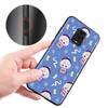 Cartoon Genshin Impact Hülle für Xiaomi Redmi Note 9S 9 8 10 11 Pro 9C 9A 7 8T 7A 8A 6A 6 10S Schwarz Weiche Silikon Handyhülle