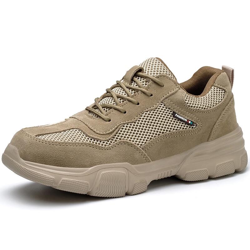 Men s Lightweight Mesh Steel Toe Safety Work Shoes 40