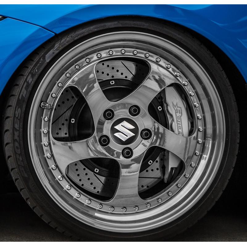 4Pcs Car Emblem Wheel Hub Center Cap Sticker Rim Badge Cover For Suzuki SX4 Swift Jimny Ignis Alto S-cross Vitara Celerio Across
