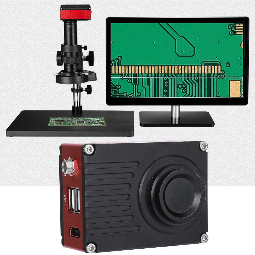 KP 2K1080 2K High Definition Industrial Microscope Camera for Taking Photo Video MeasurementEU Plug 100 240V