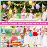 Pastel Birthday Party Hats For Kids Glitter Powder Rainbow Cone Kids Hats Pastel Rainbow Themed Paper Ha-Ts