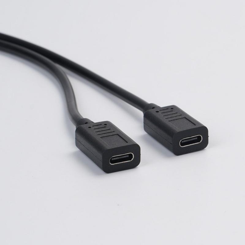 Type-C Male To Double Type-C Female Splitter Cable 15W Fast Charging Adapter Cord for Phone Tablet Universal OTG Cable