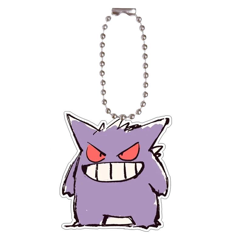 Pokemon Umbreon Lapras Qikachu Greninja Self-Control Acrylic Cartoon Key Buckle Pendant Anime Classics Game Collection Gift Toys