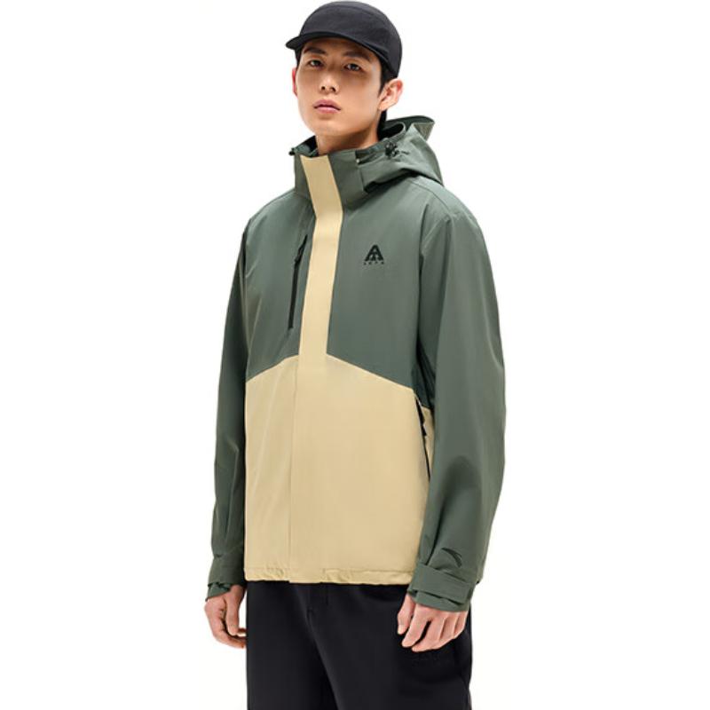 Anta Waterproof And Windproof Windbreaker Jacket Men's Aquatic Green 952347607-3