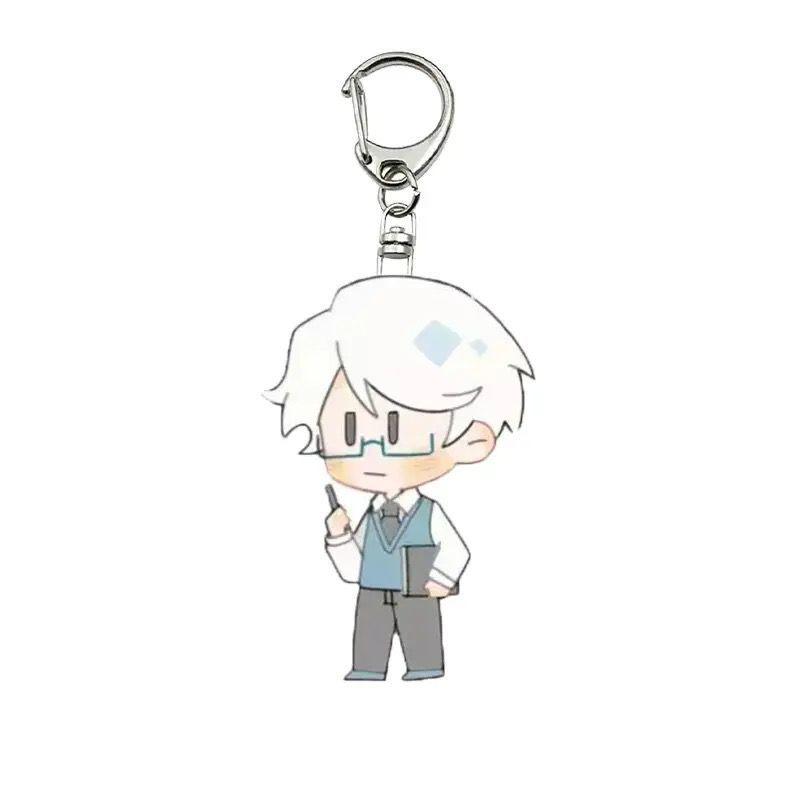 

New MBTI Cartoon Character Acrylic Keychain 16 Kind of ESFP Pendant ESTP ENTJ Decoration Creative Cartoon Accessories ISFP ISTP