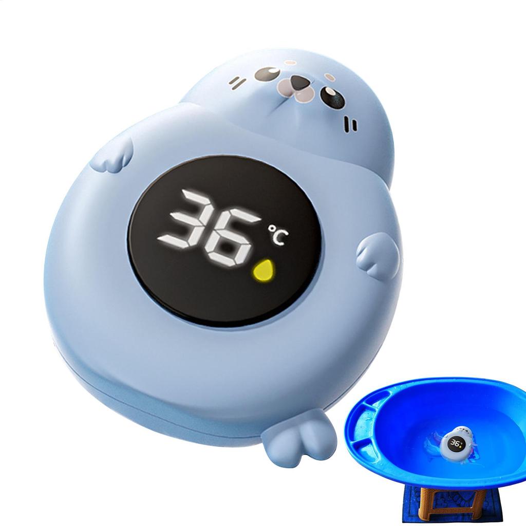 Tub Temperature Gauge Water Resistant Hot Tub Temperature Gauge With Alarm Cute Animal Design Upgraded Sensor Led Display