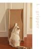 L-Shaped Solid Wood Sisal Cat Scratching Post - Durable, No Debris, Anti-Scratch Sofa Protector & Toy