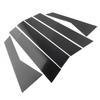 For VW Jetta -  Door Trim Pillar Posts 6pcs/ Set Piano Cover Black
