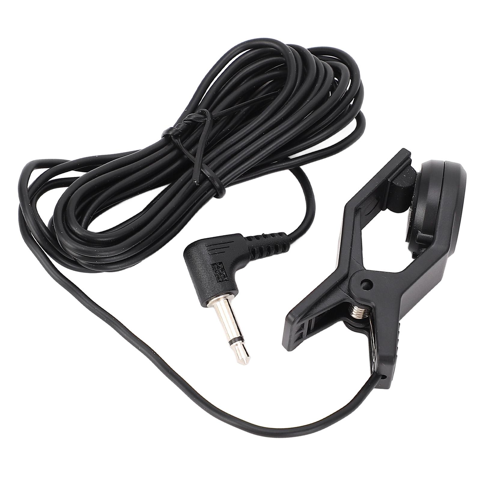 

Контактный микрофон с клипсой для звукоснимателя, разъем 3,5 мм, универсальный портативный звукосниматель для музыкальных инструментов