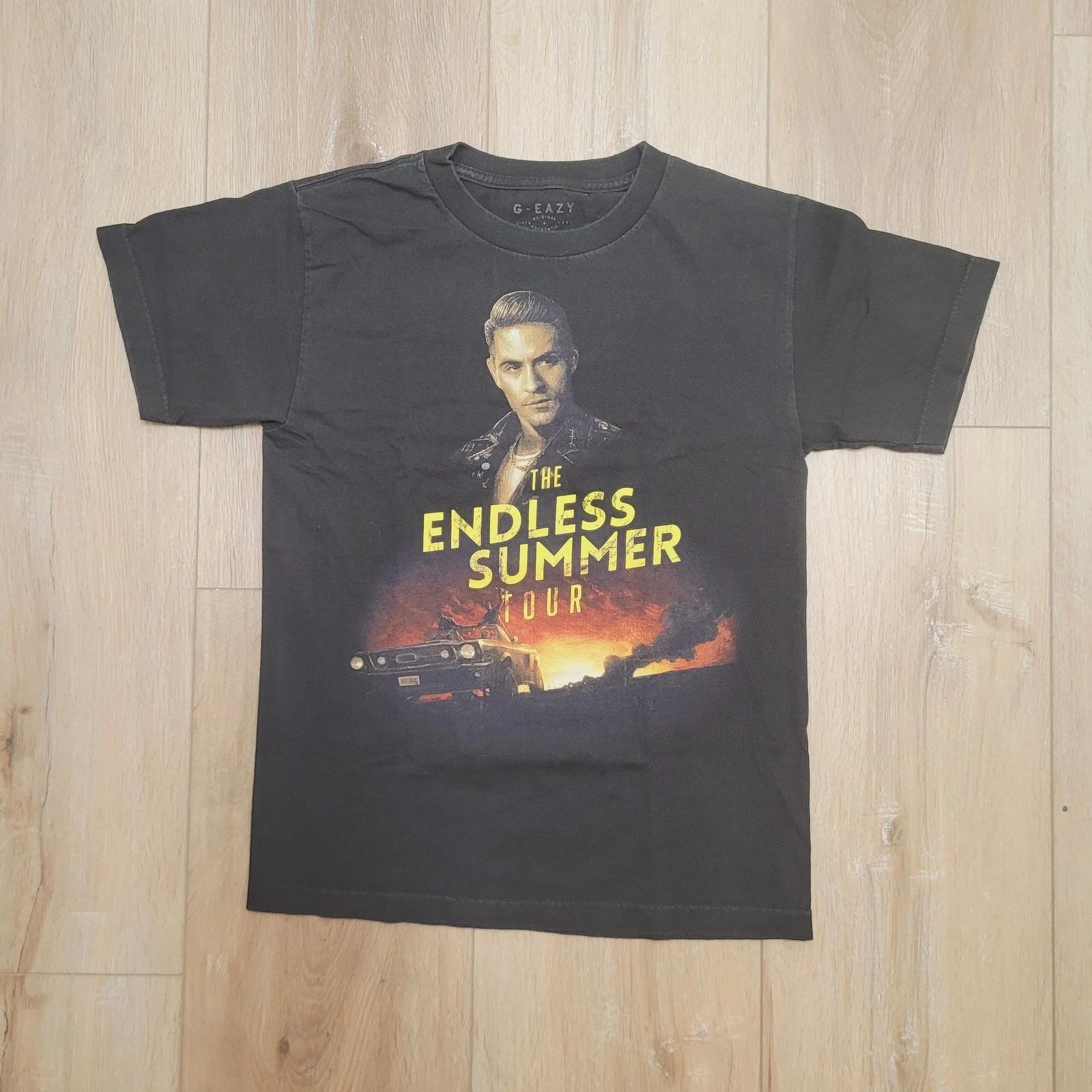 G-Eazy Футболка The Endless Summer Tour 2018 Мужская XS (Размер S) Двусторонний L