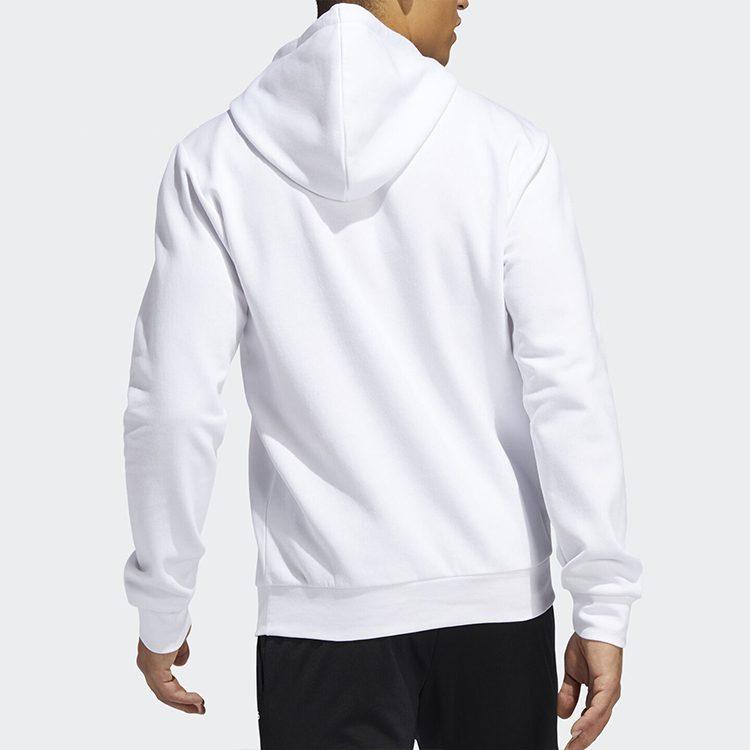 Adidas Sweatshirts Men's White Hooded Moderate Regular GE5509