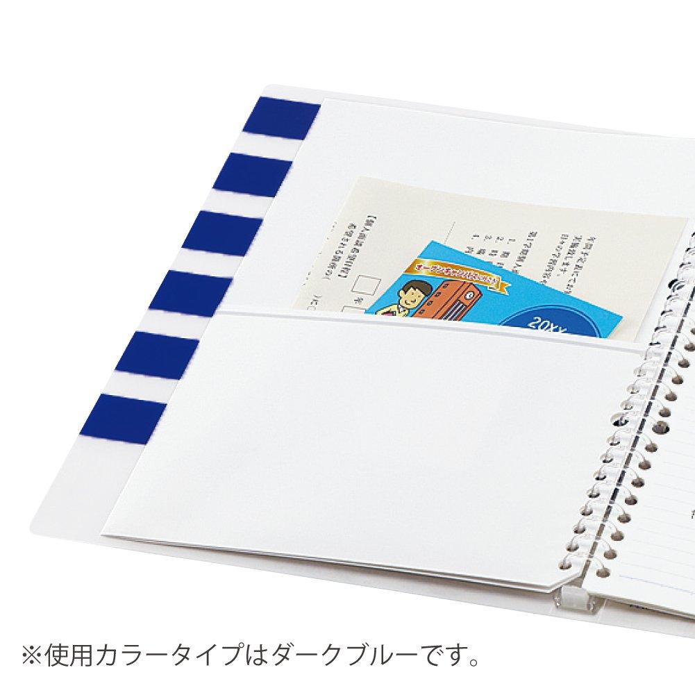 KOKUYO Binder Notebook Repete Slim Type 26 Holes B5 Vertical 15 Inner Papers Pink F-VKB101P