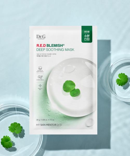 Dr.G Red Blemish Deep Soothing Mask 10P