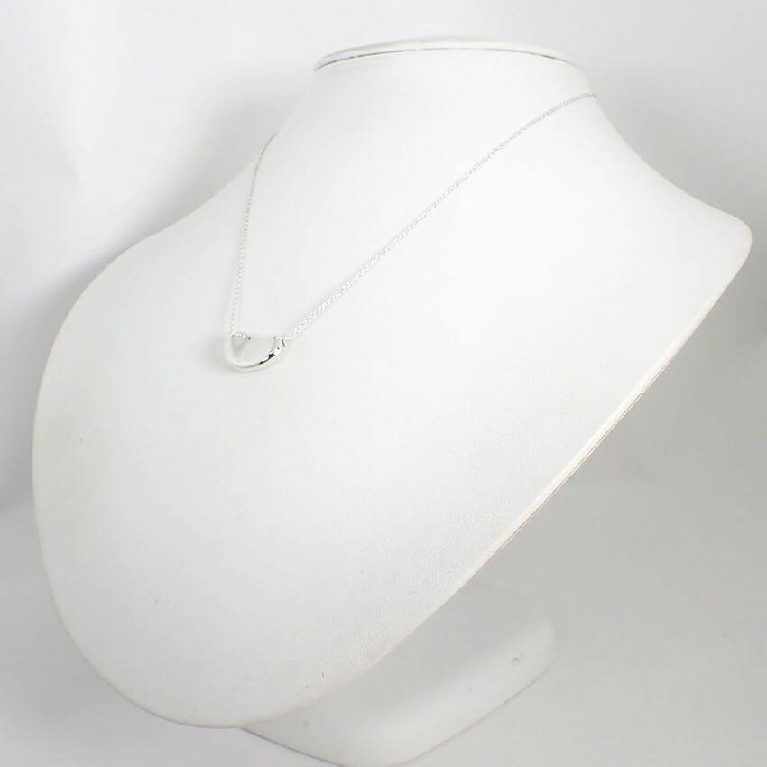 [Used] TIFFANY 925 Bean Pendant/Necklace/g536-24