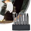 6pcs 50mm SQ1-SQ5 Magnetic Screwdriver Bits Square Head Hex Shank For Electric Drill Driver Repairing Tools Accessories