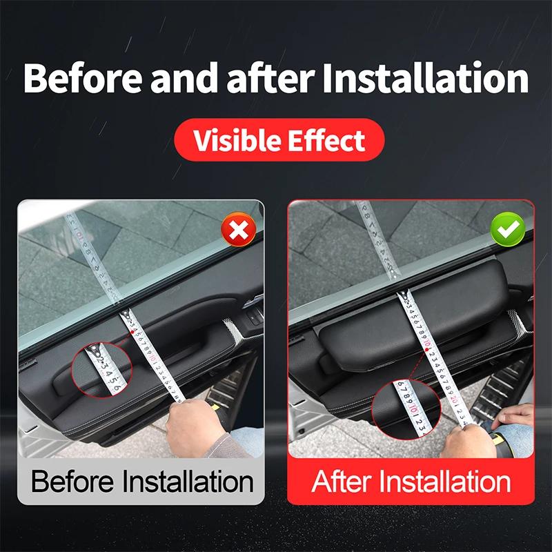 For Toyota Land Cruiser 250 Prado LC250 2025 2024 Front Row Door Armrest Soft Cushion Pair Set Elbow Support Car Accessories