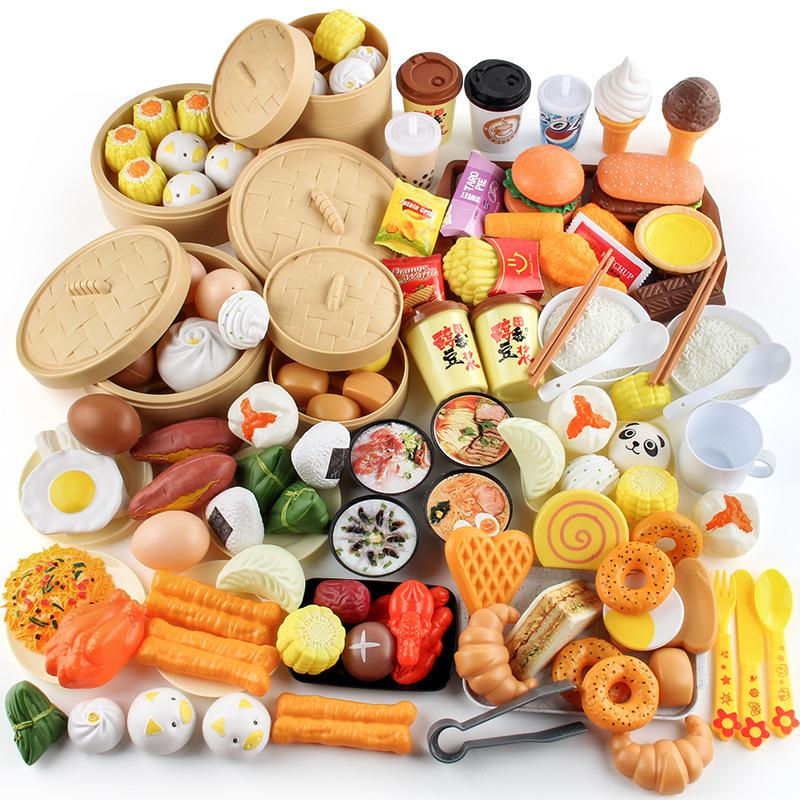 Моделирование завтрака, еда, игрушки, реалистичное жареное тесто ...