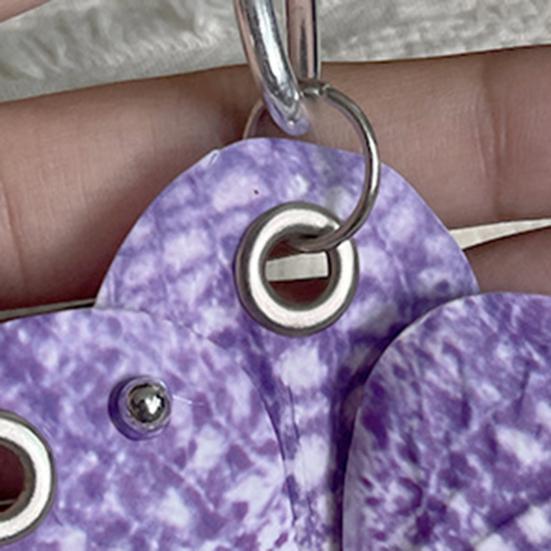 Klíčenka přívěsek ve tvaru květiny realistický vzhled lehká slitina organizér na klíče květinová dekorace na tašku