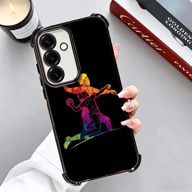 Handball Sport Plating Phone Case For Samsung A17 A07 A37 A57 A16 A56 A15 A55 A14 A54 A13 A53 A26 A36 A25 A35 A24 A34 A23 A33