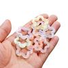 10Pcs/Lot Colorful Acrylic Five-Pointed Star Loose Pendent For DIY Necklace Bracelet Jewelry Making Accessories Supplies