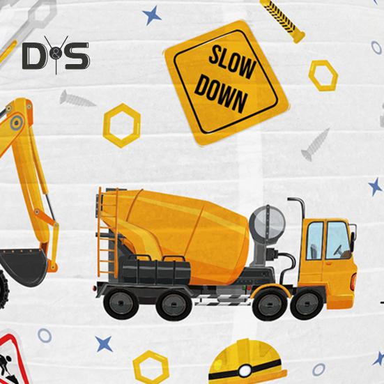 Excavator Paper Lanterns Construction Theme Party Decor Festive Atmosphere Creator for Doors Bedrooms Living Rooms
